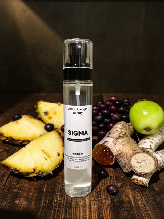 SIGMA – Cologne Body Spray - Body Mist - Valley Strength Beauty