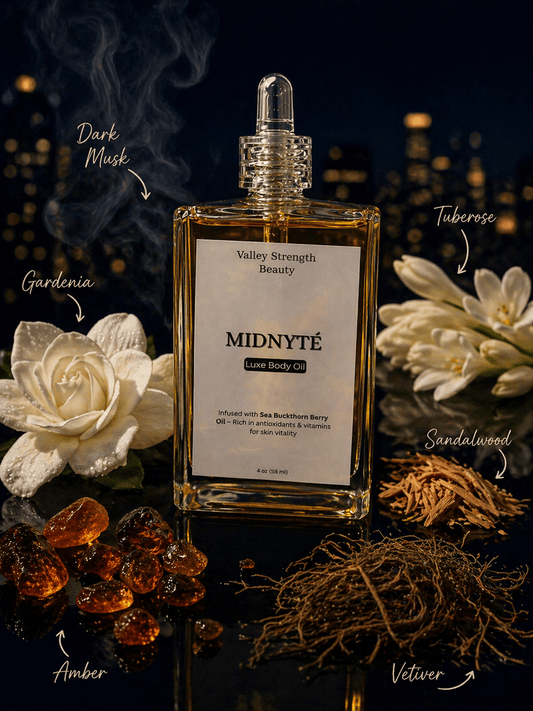 MIDNYTE – Parfum Body Oil - Body - Oil - Valley Strength Beauty