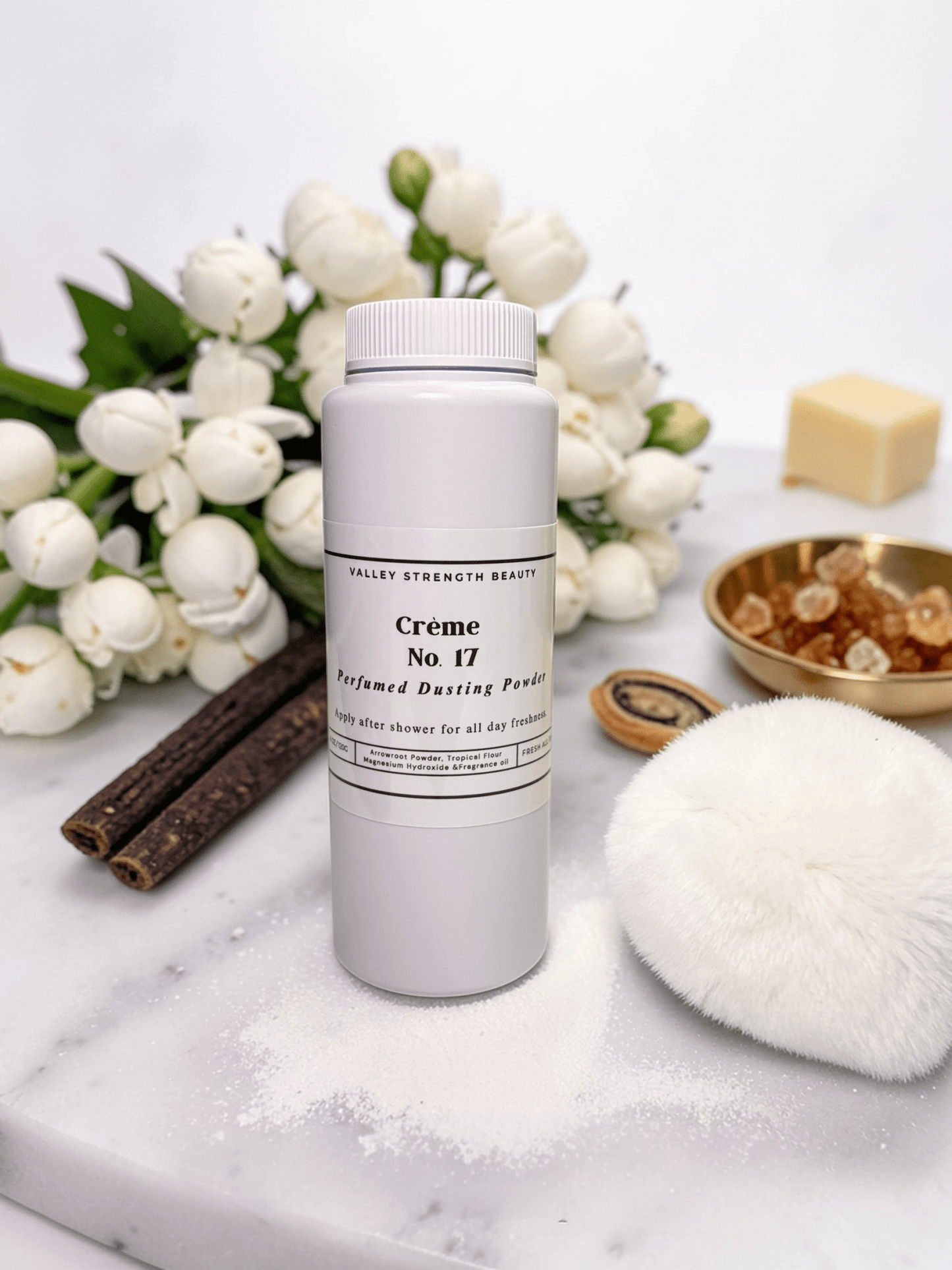 CRÈME NO.17 – Perfume Dusting Powder - Dusting Powder - Valley Strength Beauty