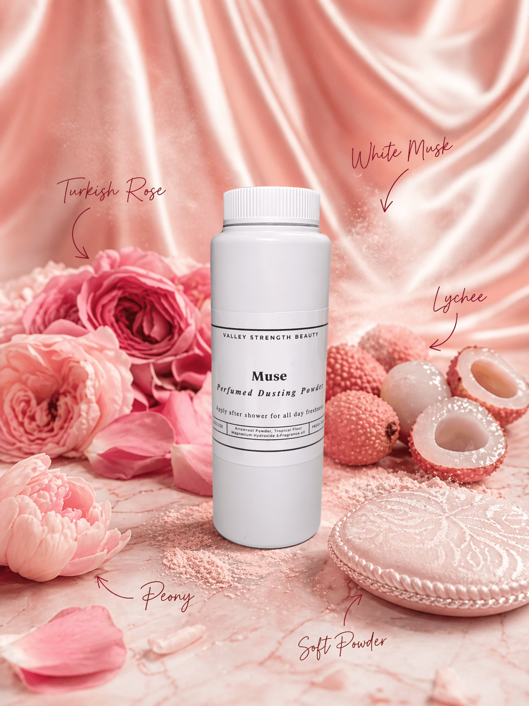 MUSE – Perfume Dusting Powder - Dusting Powder - Valley Strength Beauty