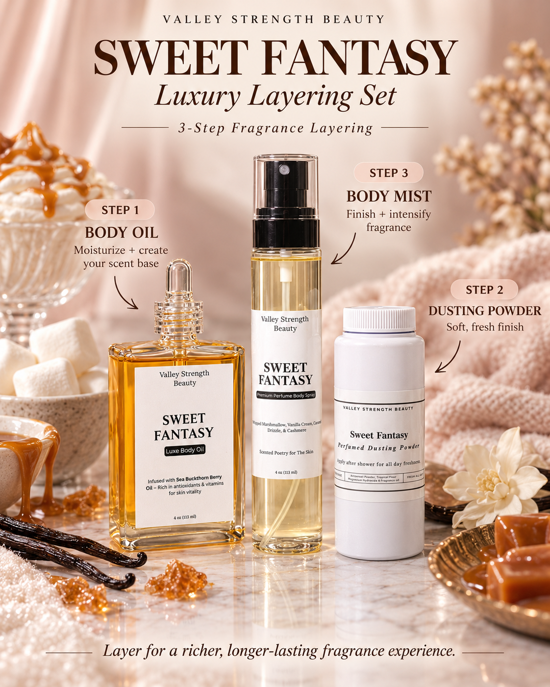 SWEET FANTASY Luxury Layering Set