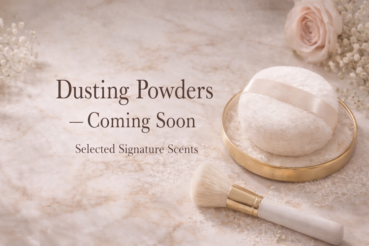 Dusting Powders Coming Soon March 2026