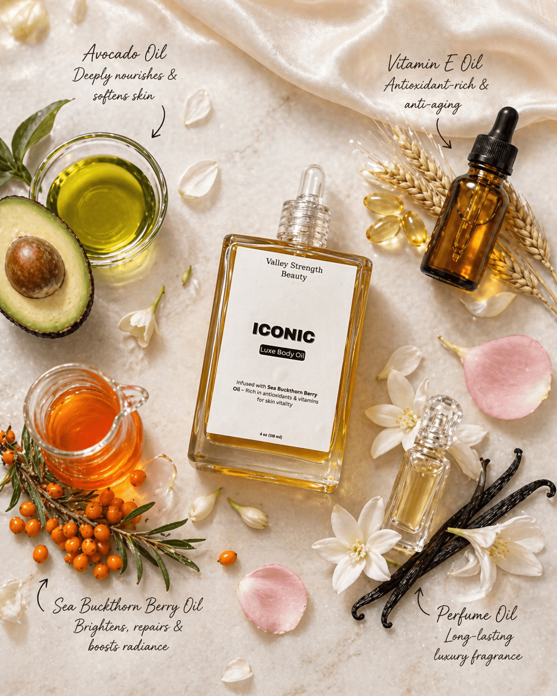 ICONIC – Perfume Body Oil - Body - Oil - Valley Strength Beauty