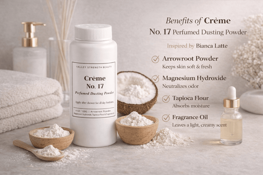 CRÈME NO.17 – Perfume Dusting Powder - Dusting Powder - Valley Strength Beauty