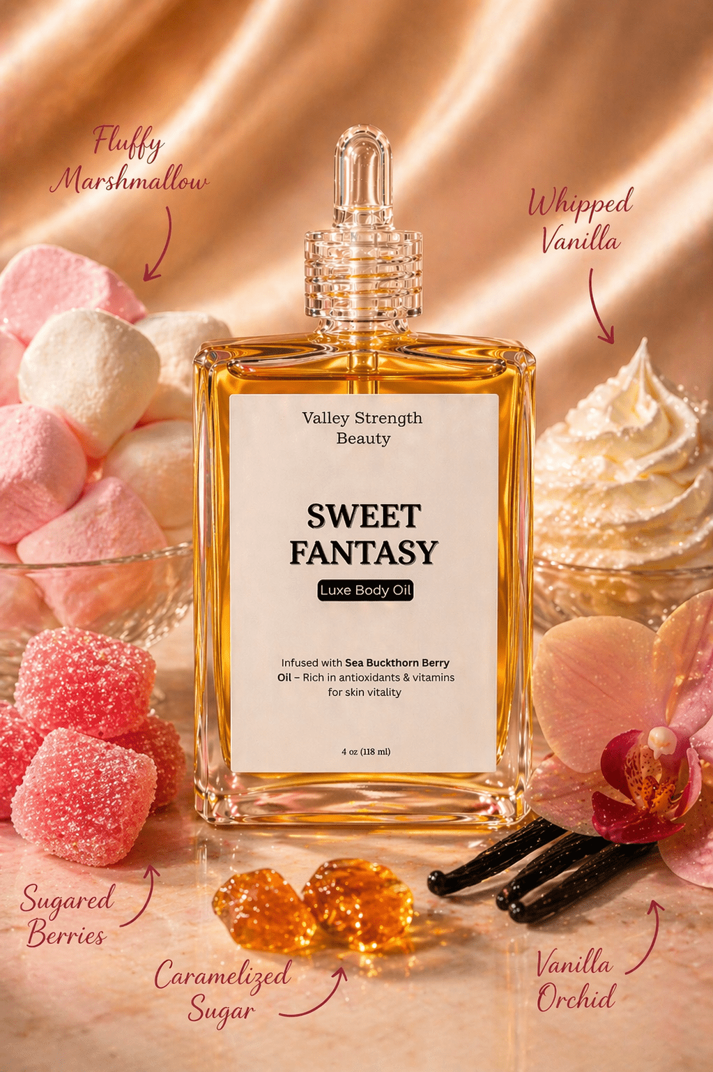 SWEET FANTASY – Perfume Body Oil - Body - Oil - Valley Strength Beauty