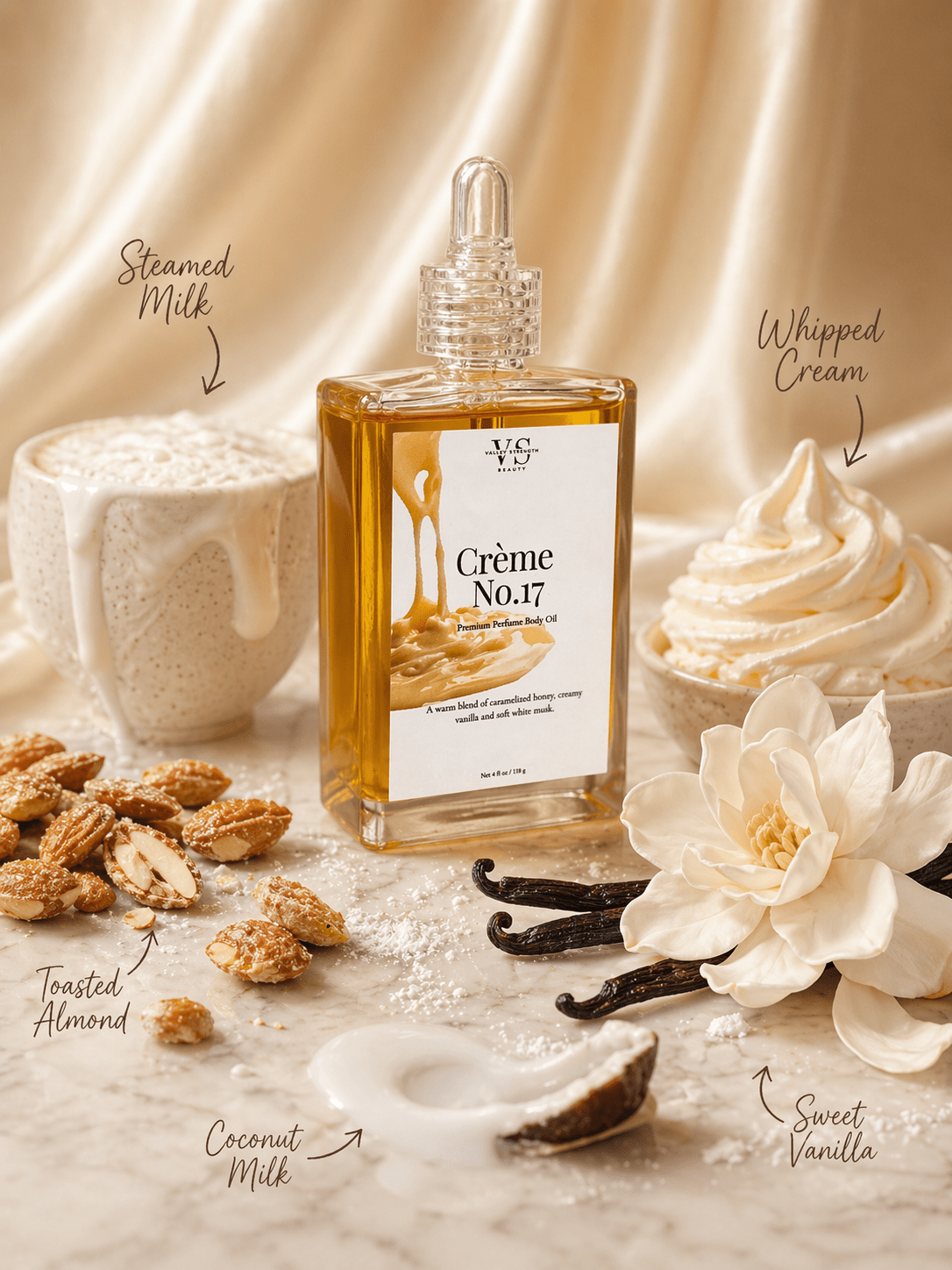 CRÈME NO.17 – Perfume Body Oil - Body - Oil - Valley Strength Beauty