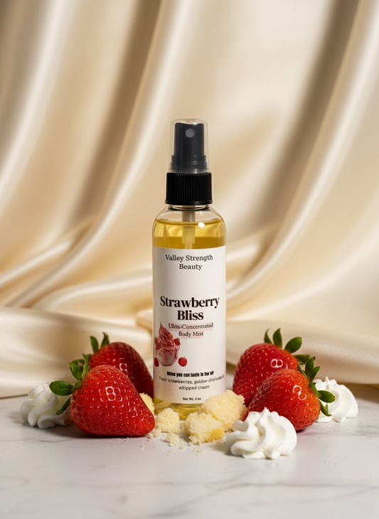 STRAWBERRY BLISS – Soft Scent Body Mist 3oz.