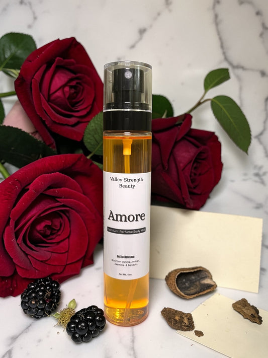 AMORE – Perfume Body Spray - Body Mist - Valley Strength Beauty