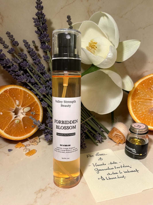 FORBIDDEN BLOSSOM – Perfume Body Spray - Body Mist - Valley Strength Beauty