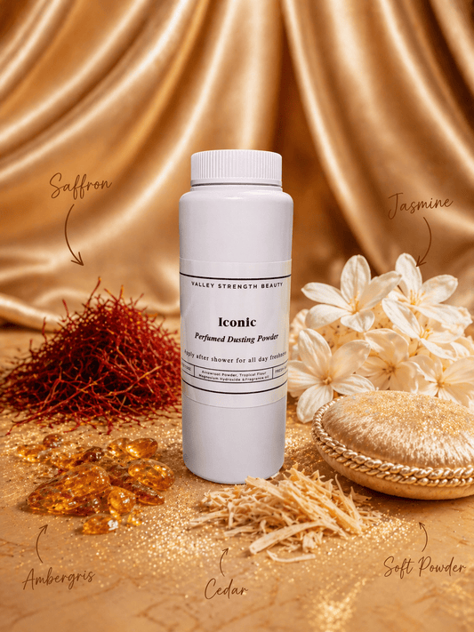 ICONIC – Perfume Dusting Powder - Dusting Powder - Valley Strength Beauty