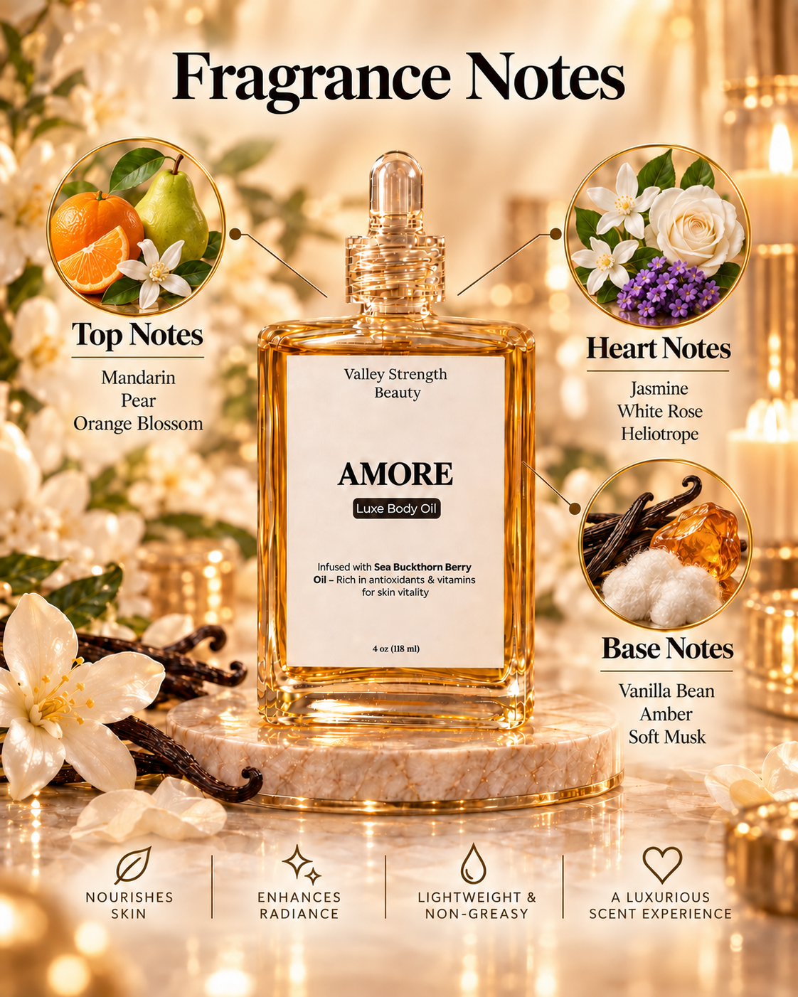 AMORE – Perfume Body Oil