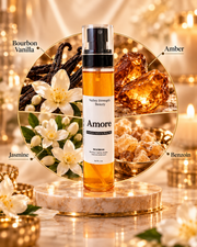 AMORE fragrance notes jasmine vanilla and sandalwood