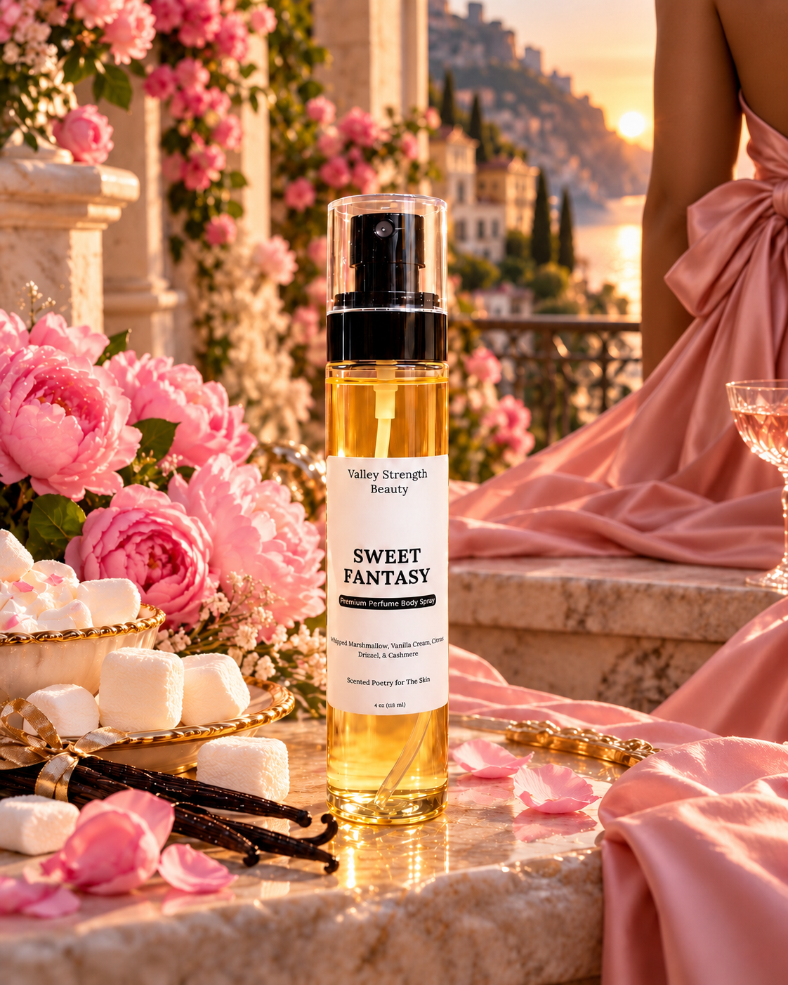 SWEET FANTASY sweet gourmand perfume body spray